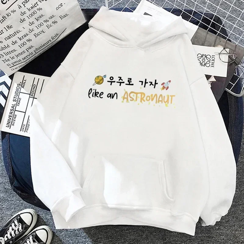 New Korea Stray Kids Kpop Hoodies Women Cartoon Harajuku Gothic Tops Boys Girls Kpop Streetwear Clothes Women\'s Sweatshirts