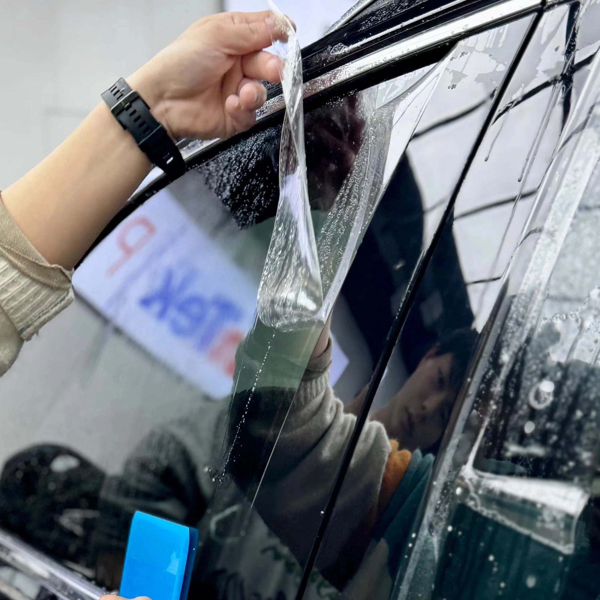 

Hydrophilic 7.5mil Polyurethane TPU Second Heal Anti-Scratch PPF Paint Protection Film for Car Body Same LLUMAR Platinum Series