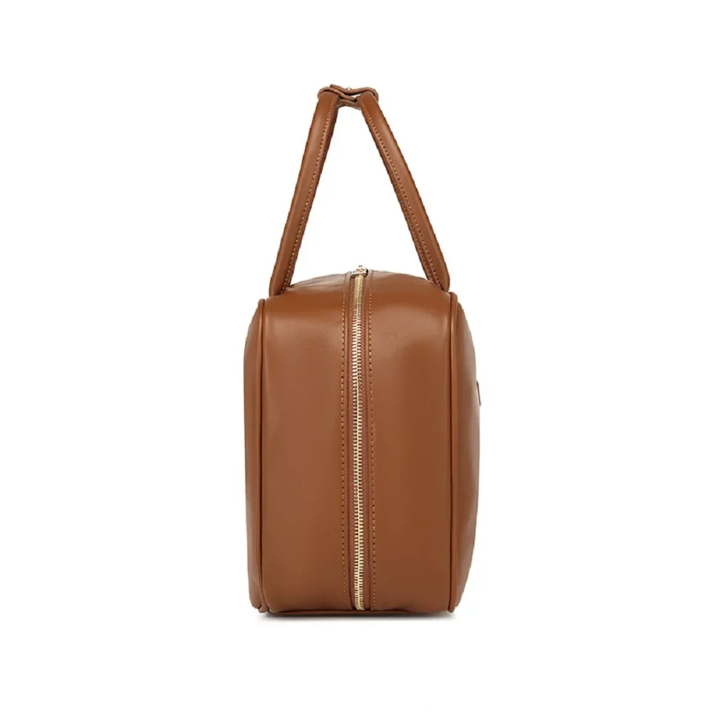 2024 Autumn/Winter New Vintage Large Capacity Preservation Ball Bag Women's Boston Bag Handheld Pillow Bag Womens Handbag