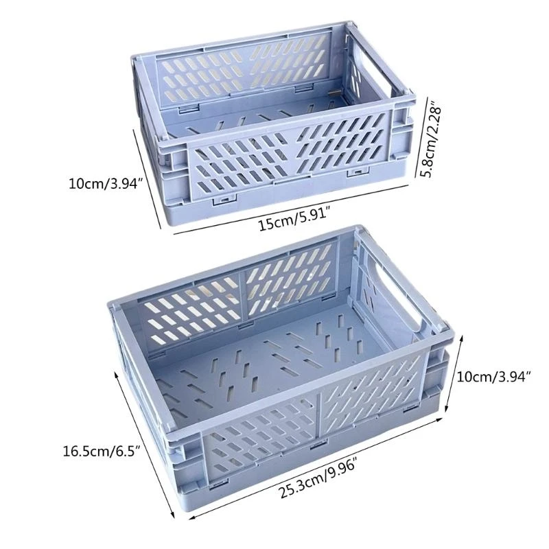 Desktop Organizers Mini Fodable Storage Baskets Small Collapsible Storage Basket