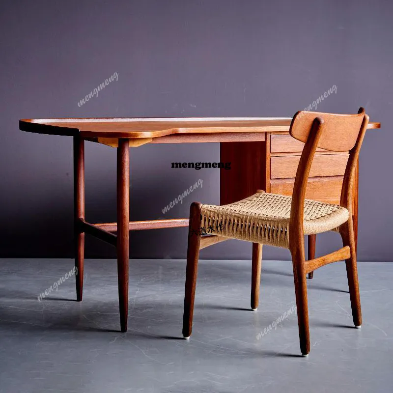 

Wooden Study Office Desk Computer Executive Drawer Organizers Long Office Desk Minimalist Aesthetic Ufficio Lounge Furniture