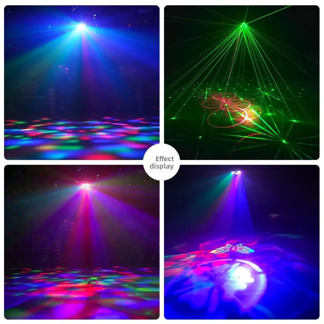 Six-in-one effect light Mini laser light Atmosphere Stage light show