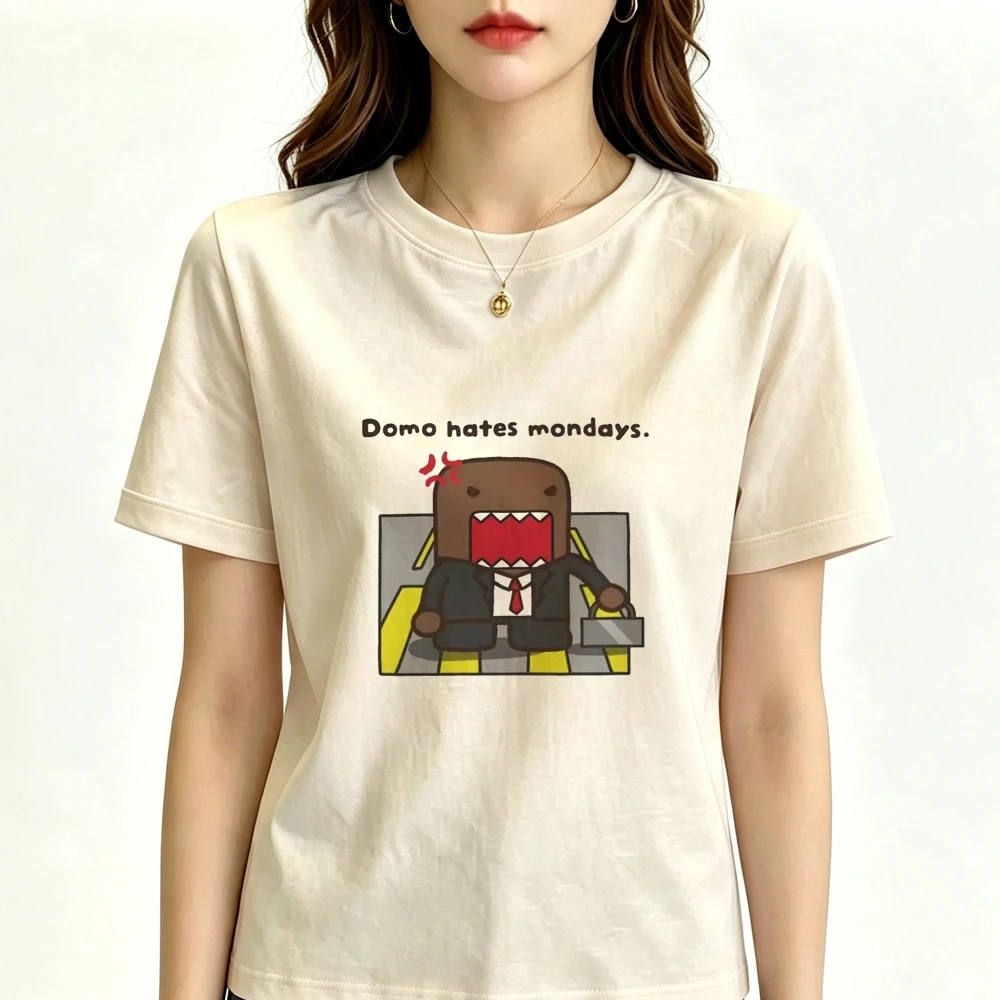 Domo Kun tshirt femme cheap 2000s emo shirt graphic korean fashion jojifuku japanese gothic