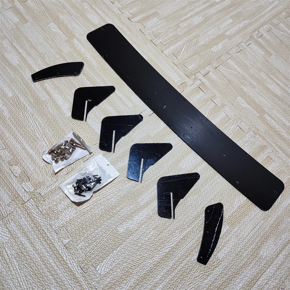 For Hyundai Coupe / Tiburon 2007 2008 2009 Car Rear Bumper Diffuser Lip Cover Spoiler Splitter Body Kits Tuning Gloss Black ABS