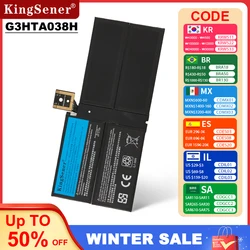 Kingsener-Microsoft Surface Pro 5 1796、Pro 6 1807 1809、シリーズタブレット用のラップトップバッテリー、7.57v、5940mah、dynm02、g3hta038h、12.3インチ