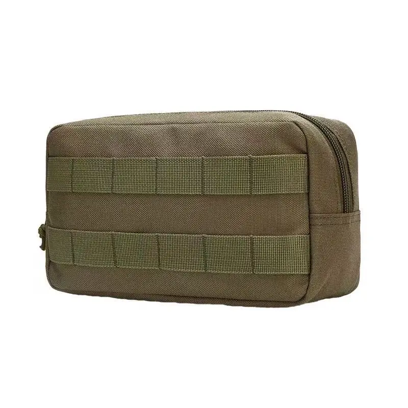 Cinto de cintura multifuncional para treinamento militar, pendurado, bolsa retangular ao ar livre, ferramenta horizontal, bolsa de armazenamento no pé, bolsa de viagem