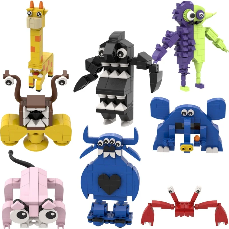 

Hot Monster Garten of BanBan 4 Model Building Blocks Toys Set Anime Toys For Kid Halloween Decor Christmas Birthday Gifts