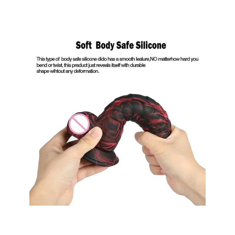 New Super Big Silcone Suction Big Dong Lifelikeness Dildo High Quality Adult Sex Toy For Female And Couples  -40