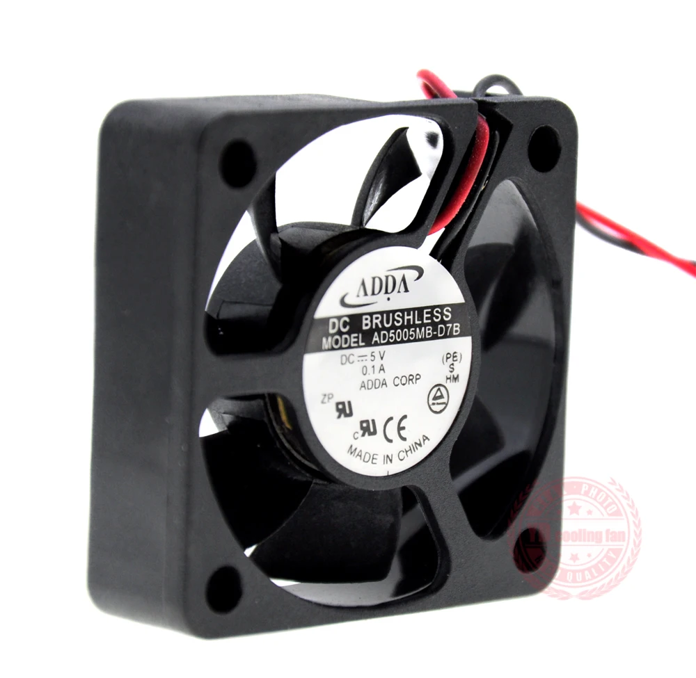 Nouveau ADDA 5015 5CM 5CM silence USB double roulement à billes 5V AD5005MB-D7B ventilateur de refroidissement