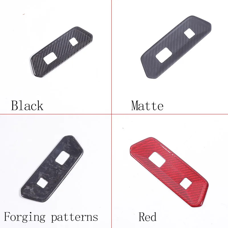 For Lotus EMIRA 2021-2023 Real Carbon Fiber Car Indoor Trunk Switch Button Decorative Frame Sticker Car Interior Accessories