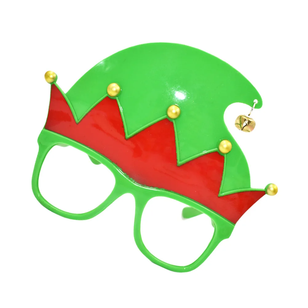 แว่นตาเอลฟ์คริสต์มาส น้ำหนักเบา กรอบสีสันสดใส อุปกรณ์ประกอบฉากถ่ายภาพ สำหรับเด็กและผู้ใหญ่ ชุดแฟนซีปาร์ตี้ คอสเพลย์ แว่นตาสำหรับงานเต้นรำและงานแฟนซี