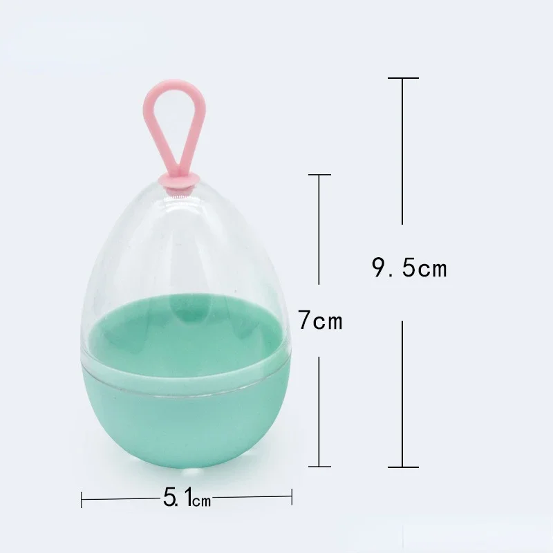 1PC Makeup Blender Puff Holder Empty Transparent Puffs Drying Box Storage Case Portable Sponge Stand Cosmetic Egg Shaped Rack