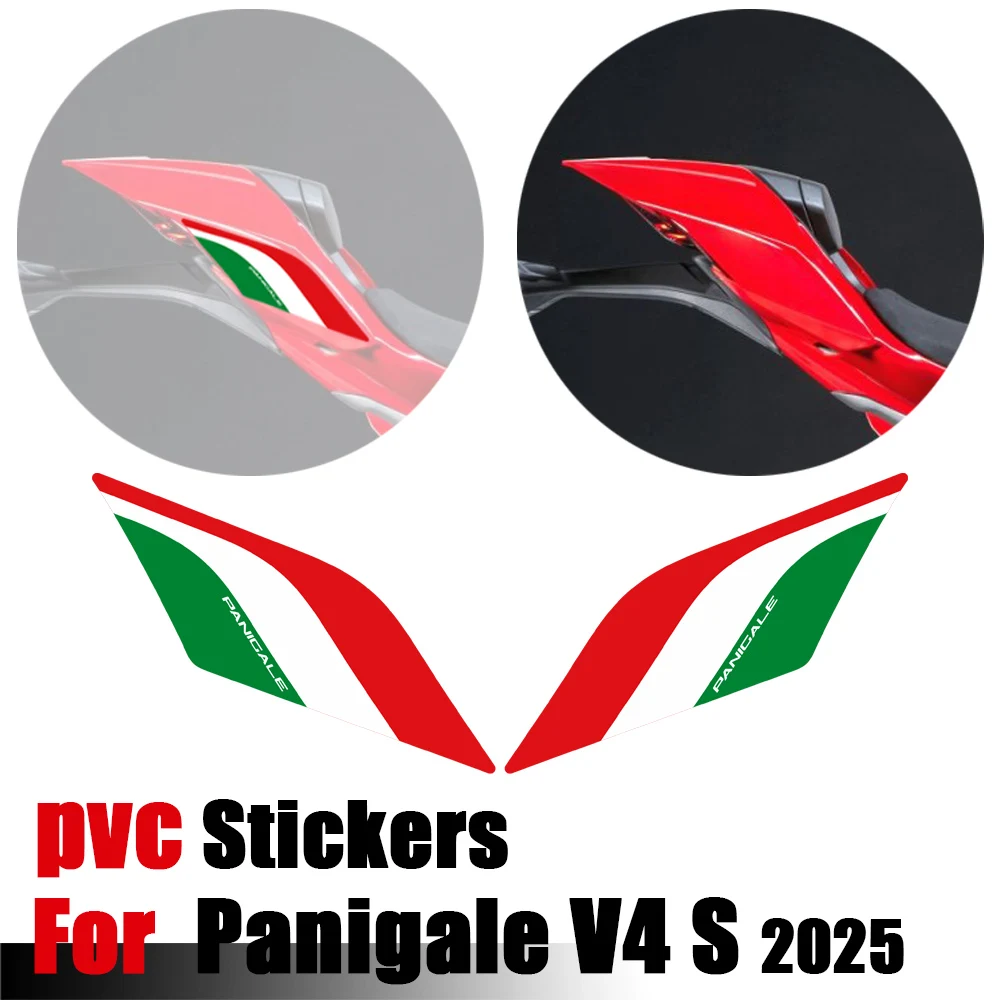 

For Ducati Panigale V4 S V4S Motorcycle Stickers Protector Tank Rear Behind Front Fairing Fender Wind Deflector Decals 2025