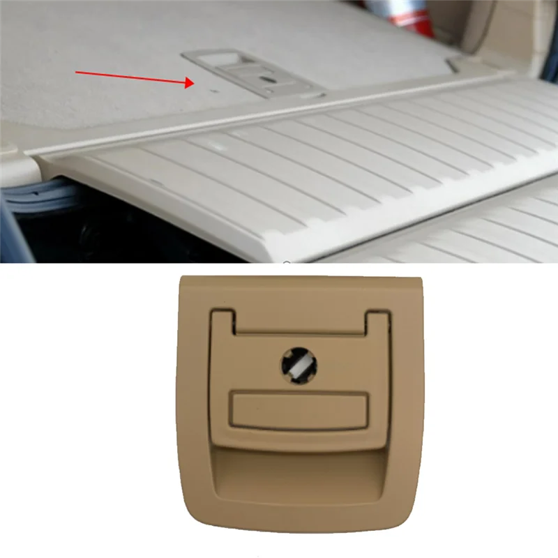 Car Trunk Mat Floor Handle Fit for BMW E70 X5 E71 X6 51476958161 Beige with Holes Car Accessories