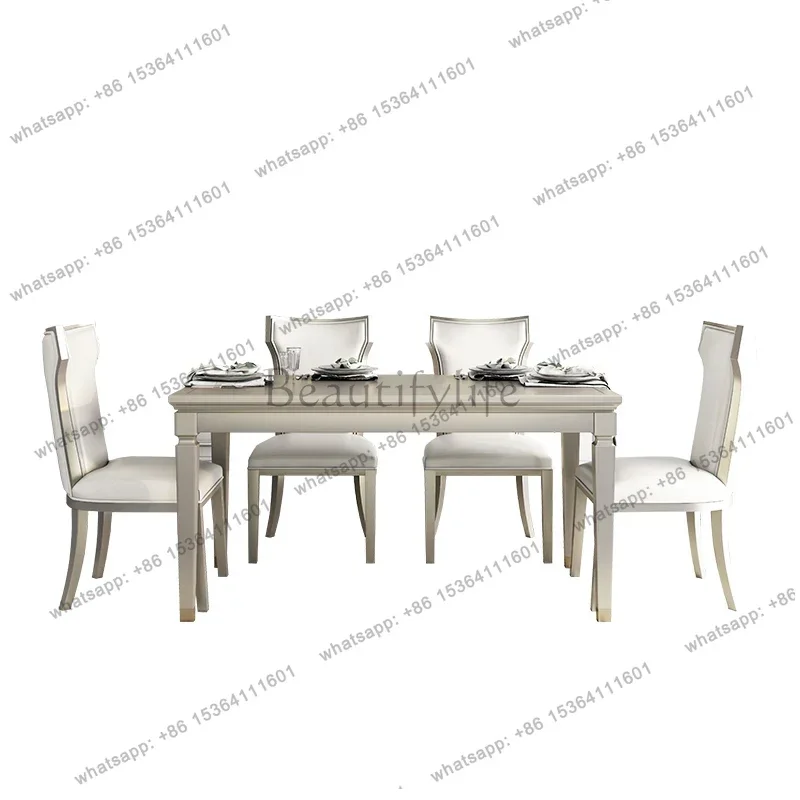 Small Square Dining Tables Wooden White Modern Salon Restaurant Dining Tables Nordic Natural Mesa
