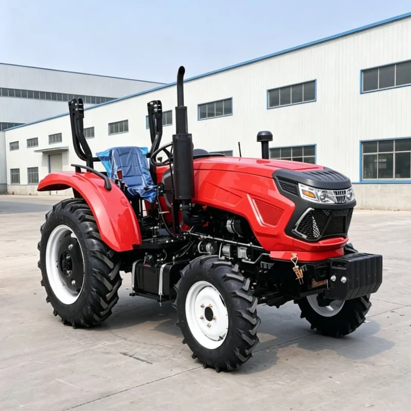 Customized High-efficiency Wheeled Rotary Tractor with Low Fuel Consumption Design, 4WD Four-wheel Farm Cultivator view 3