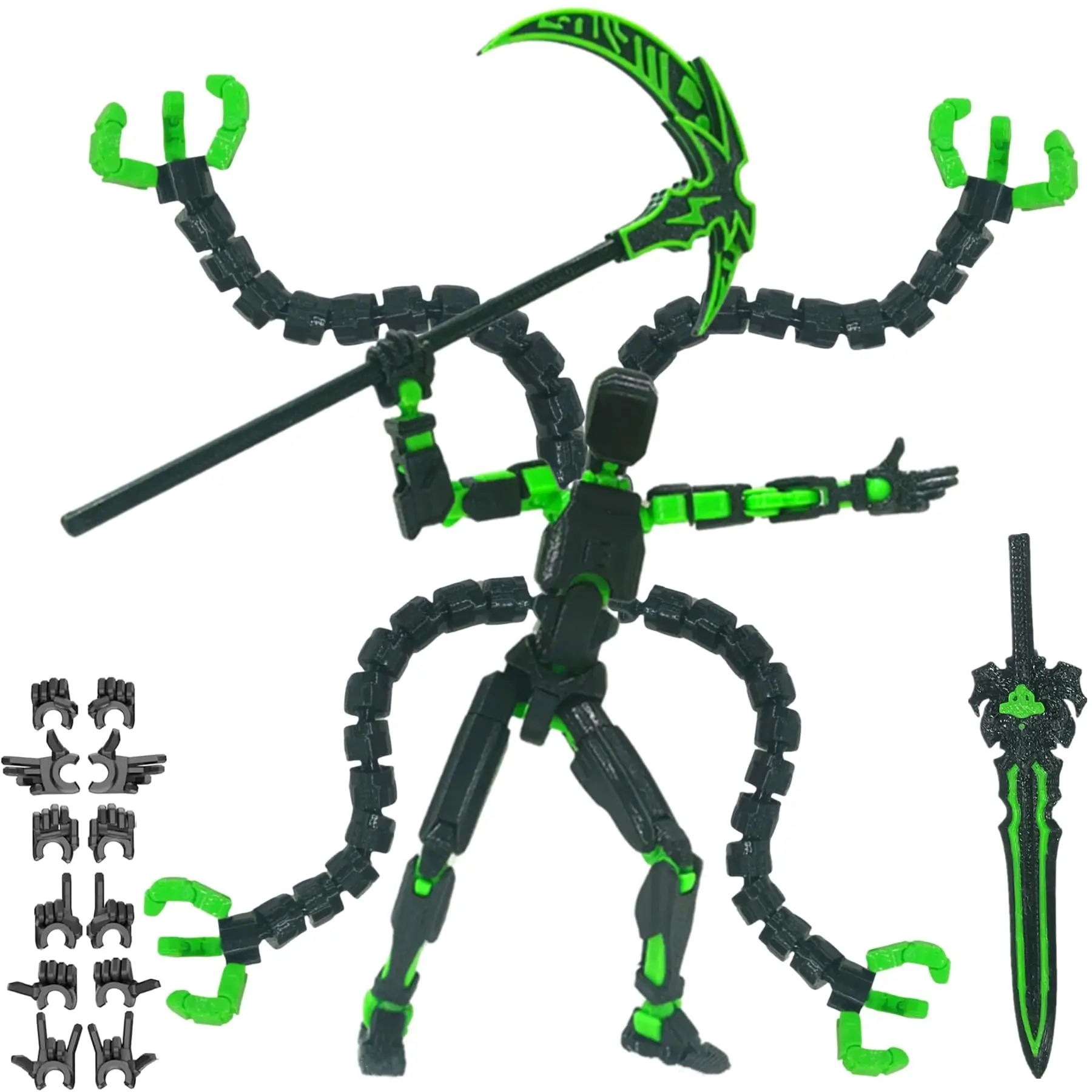 figura-de-acao-titan-13-montagem-concluida-robo-movel-multiarticulado-t13-impresso-em-3d-com-articulacao-completa-figura-de-acao-lucky-13