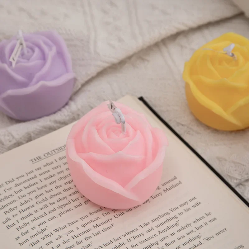 

Large Rose Aromatherapy Candle Set, Creative Home Decoration, Cross Border Candle, Wedding Ceremony