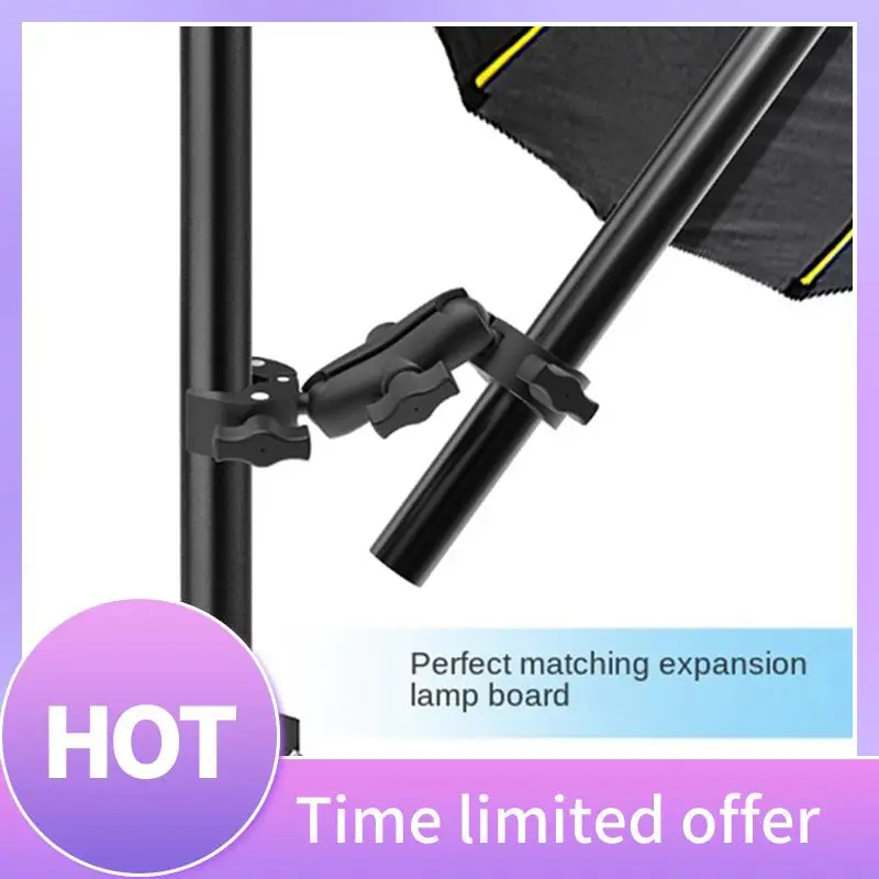 

ABFN-Riding Motorcycle Bicycle Sports Camera Accessories Multifunctional Double Head Bracket Suitable For Insta360 DJI AKASO