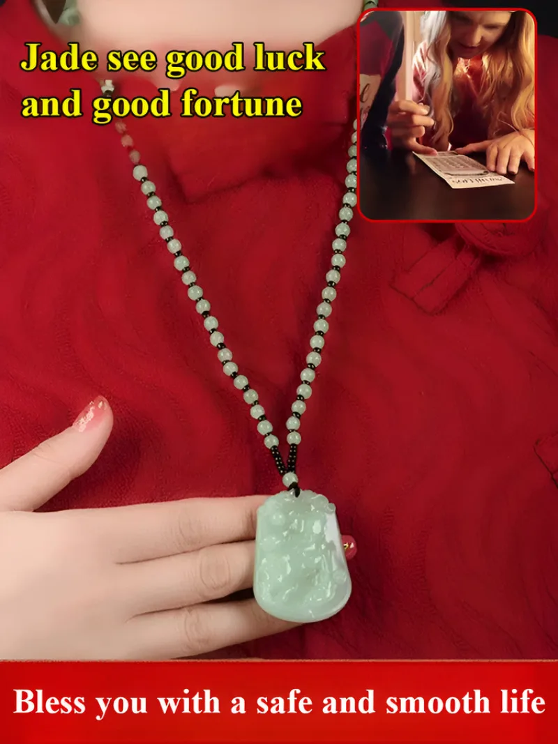 Lucky Fortune Zodiac Necklace 12 Chinese Zodiac Wealth Necklace Lucky Charm Pendant for Fortune Personal Zodiac Year