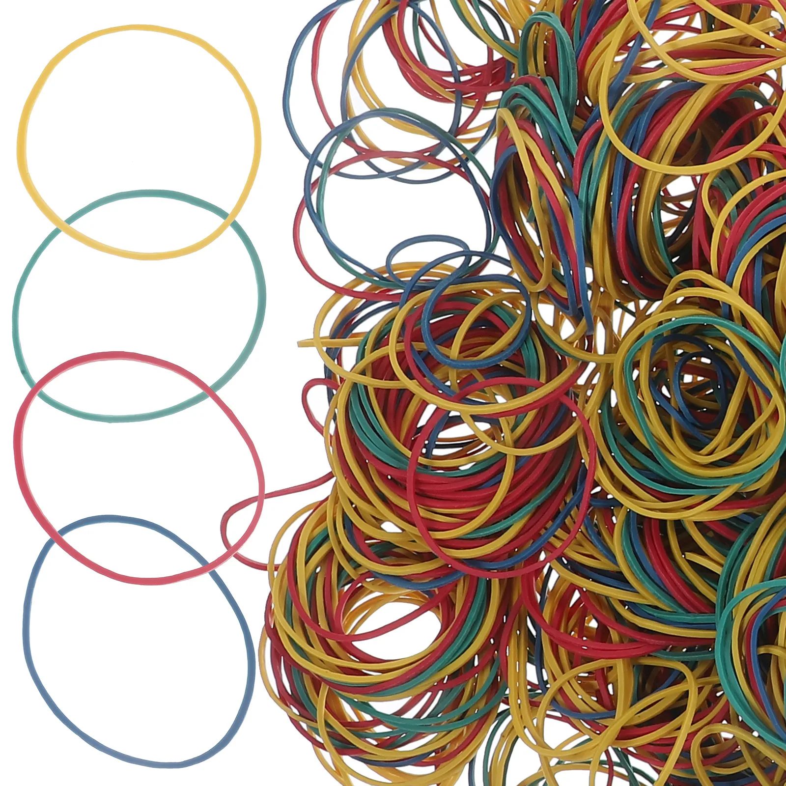 

Colorful s 38 Colors 4cm Diameter Elastic Office Supplies Thickened Versatile Rings Craft Tools Household
