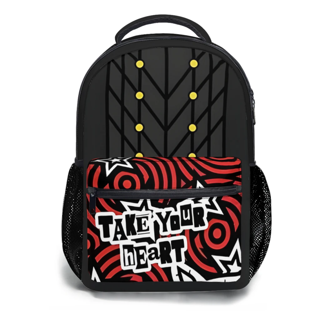 Persona 5-Joker escola padrão saco, mochila impressão elegante, 17 ", Novo