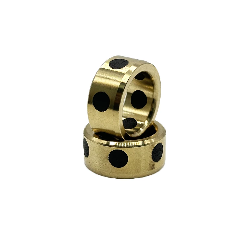 1Pc 162210 1610 16x22x10 mm Linear Graphite Lubricating Brass Bearing Bushing Sleeve Oilless Self-lubricating