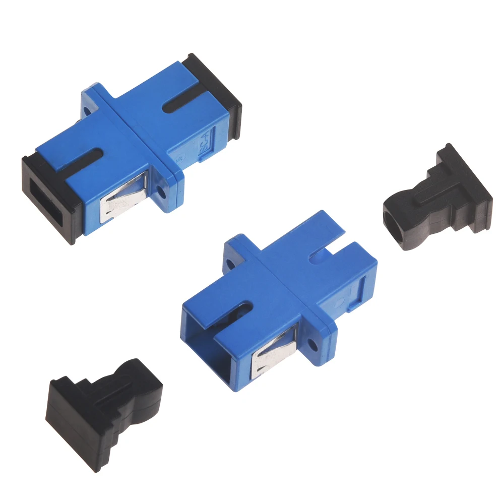 FTTH SX SM SC/UPC glasvezeladapter keramische ferrule voor netwerkapparatuur, glasvezelkabelconnector - duurzaam en laag invoegend