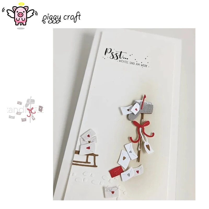 Mmao Craft metal cutting dies cut die mold Email box Scrapbook paper craft knife mold blade punch stencils die