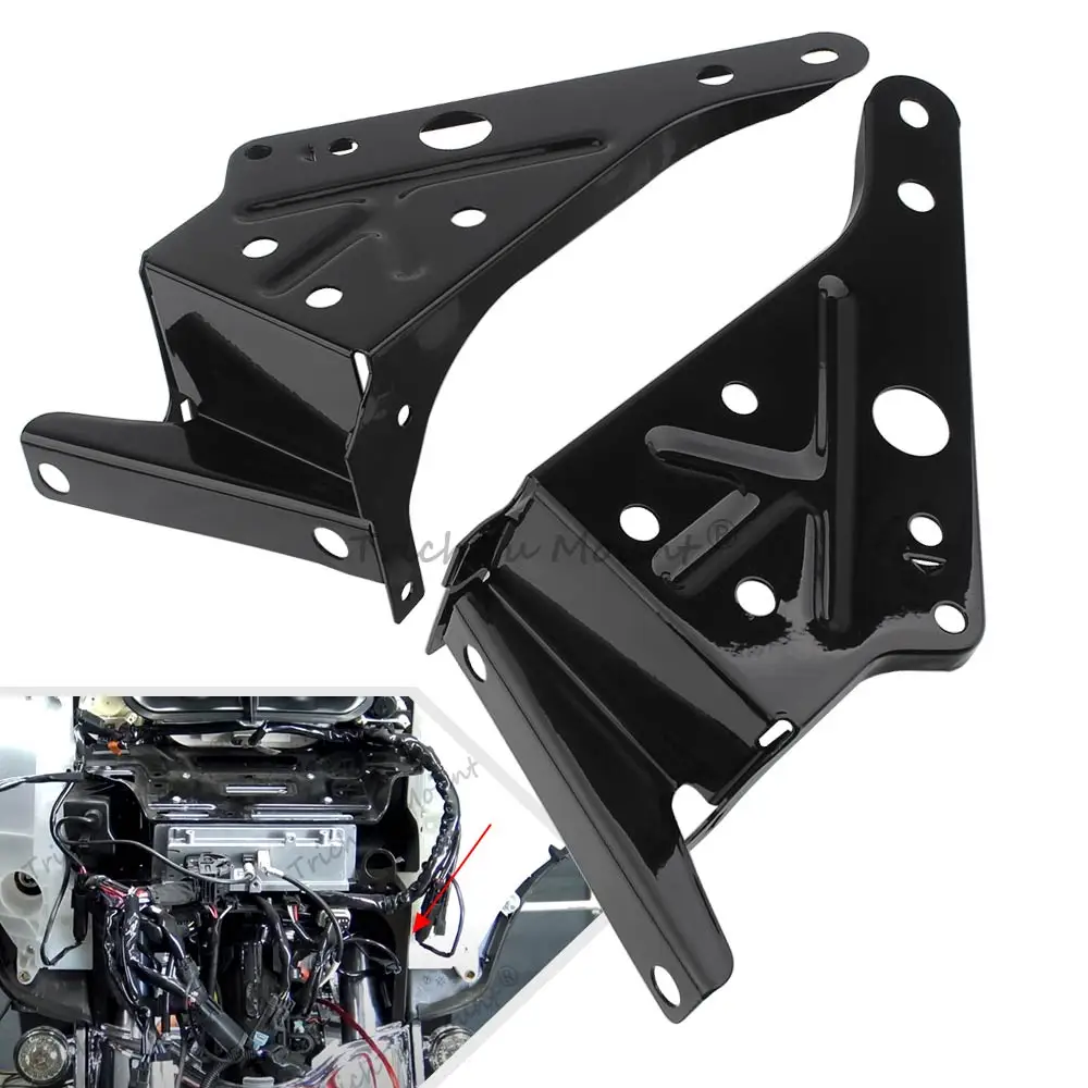 

Motorcycle Front Inner Fairing Support Mount Bracket Fits For Harley Touring Street Glide Electra Glide Ultra Limited 2014-2024