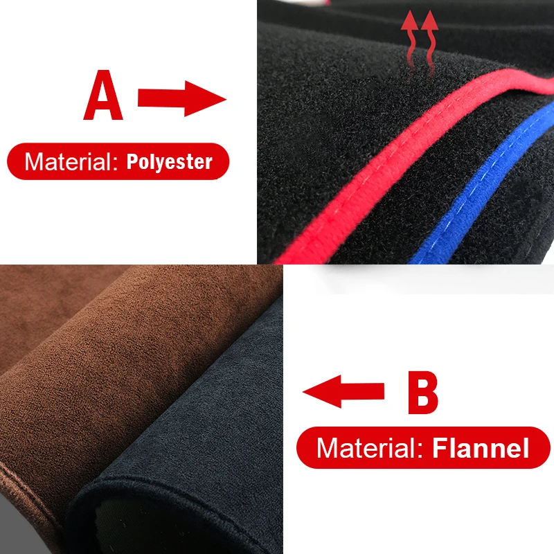 Car Dashboard Cover For Honda Civic X 10th 2016 2017 2018 2019 2020 Instrument Desk Sun Shade Mat Dash Non-slip Pad Accessories