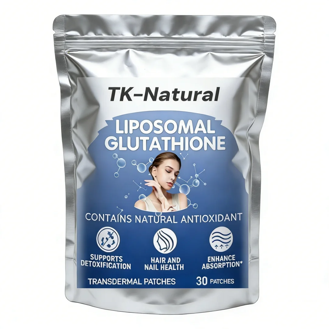 30 Patches Liposomal Glutathione Transdermal Patches Skin Whitening Caps Immune Health Energy Support