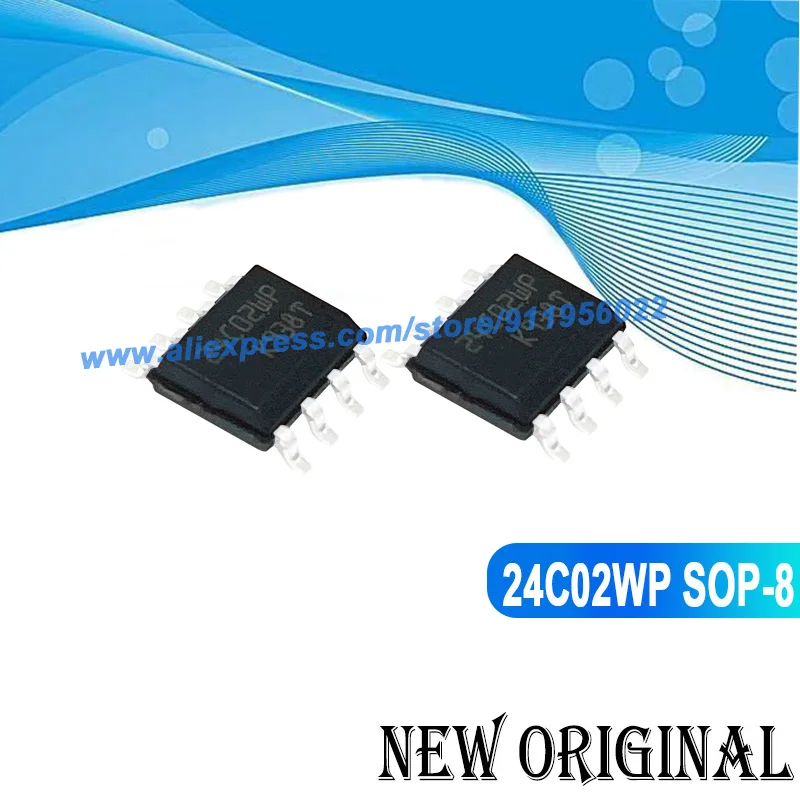 (5 Pieces) M24C02-WMN6TP 24C02WP SOP8  EEPROMs-