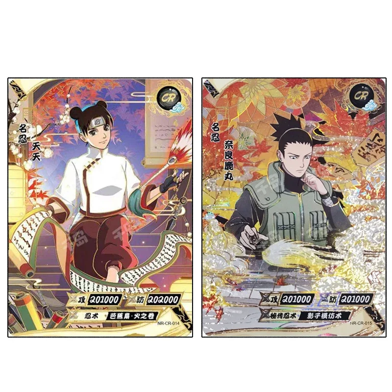 Naruto CR cards KAYOU Tsunade Sakura Haruno Sasuke Uchiha Jiraiya Hinata Hinata Ino Yamanaka Boys collect card holiday gifts