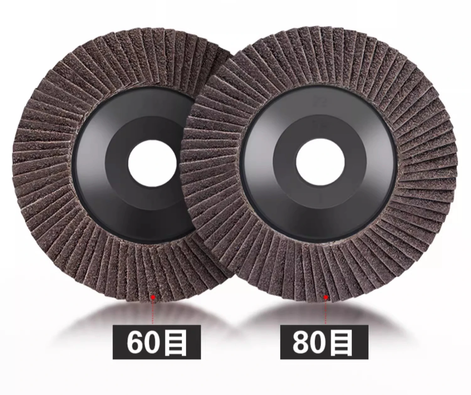 Hundred-piece sanding disc, industrial grade thickening, stainless steel, metal, woodworking sandpaper polishing disc