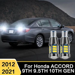 2X For Honda ACCORD 9TH 9.5TH 10TH GEN 2012 2013 2014 2015 2016 2017 2018 LED Car Reverse Light Canbus Lamp Bulbs Accessories