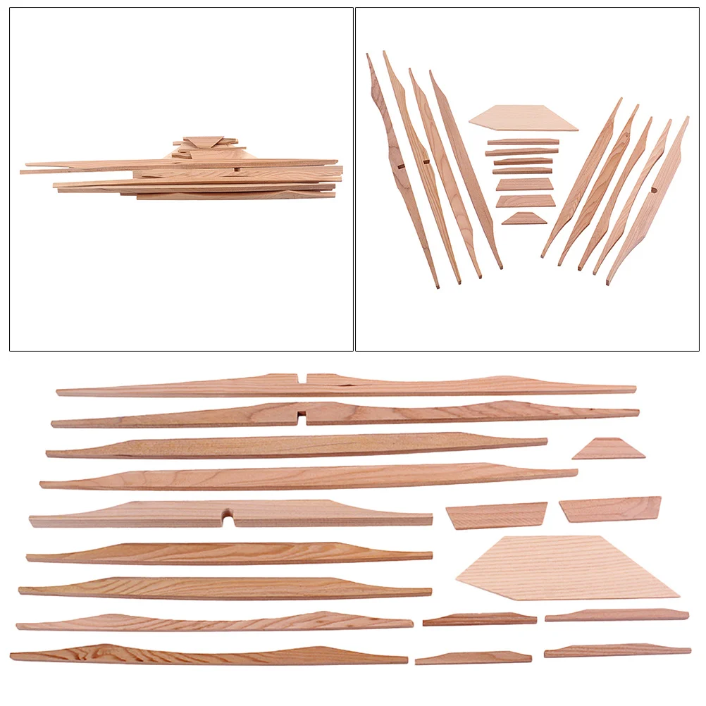 

17Pcs 41 Inch Spruce Brace Wood Kit Acoustic Guitar Luthier DIY Accessories Parts Gs307 Light Brown Prevents Collapse