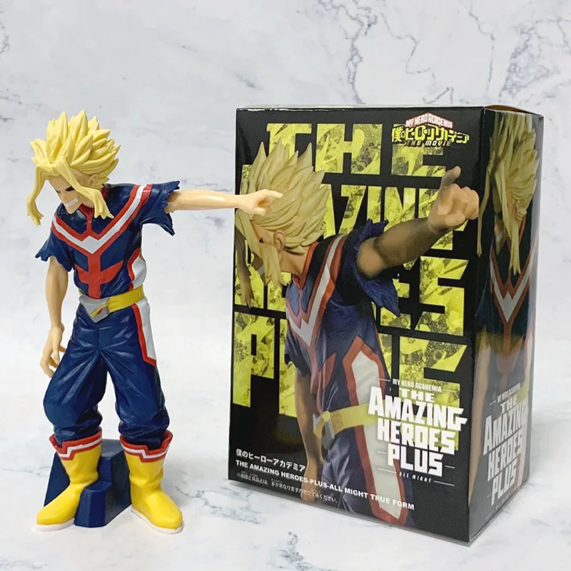

18cm My Hero Academia Figure Set - All Might, Deku & Bakugo Katsuki, 16cm Anime Statues for Desktop Decor Collectible