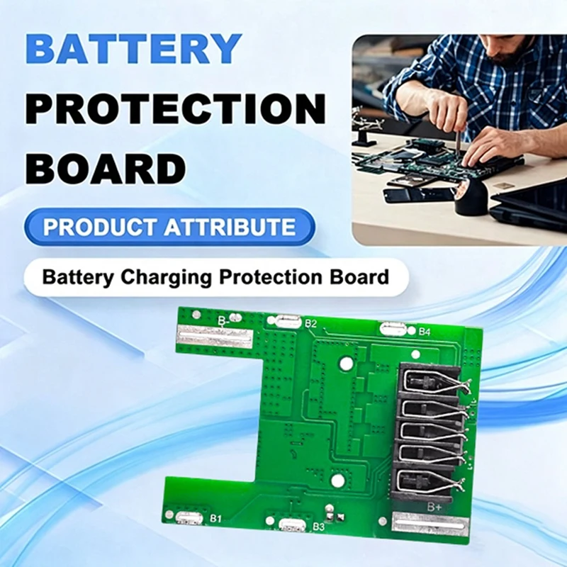 DT98 Battery Protection Board for 21700 21V Li- Battery Pack, Overcharge Short Circuit Protection Circuitry