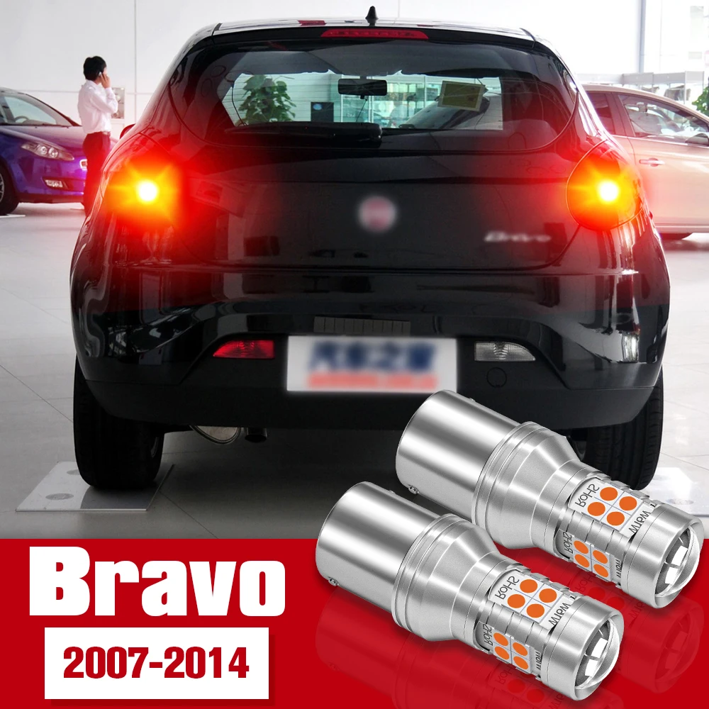 

2pcs LED Accessories Brake Light Bulb Lamp For Fiat Bravo 2 2007 2008 2009 2010 2011 2012 2013 2014