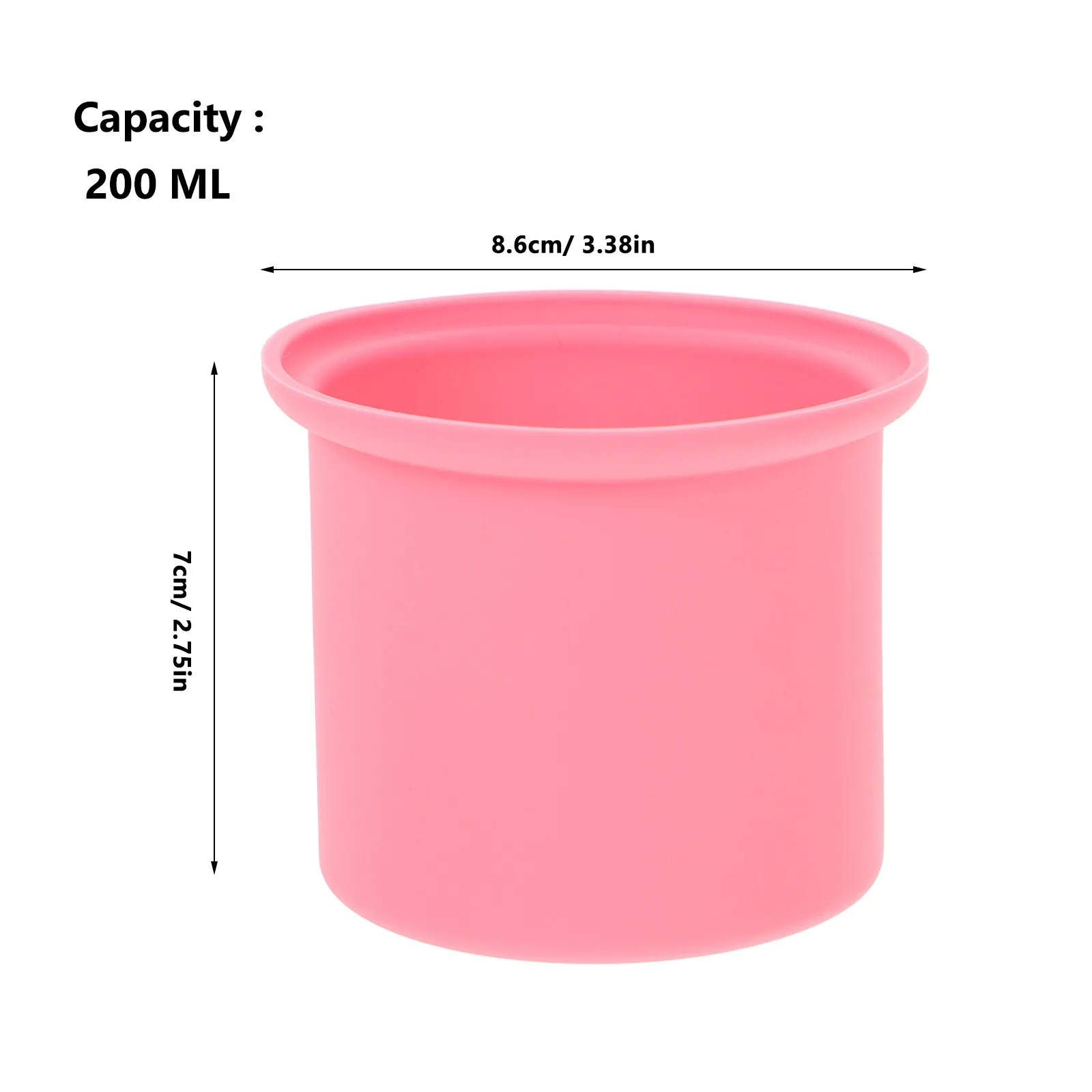 Wax Warmer Silicone Bowl Liner Small Melt Container Easy Clean Reusable Replacement Pot for Hair Removal