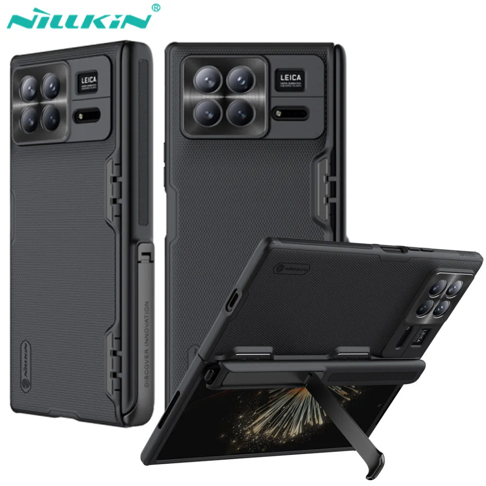 

For Xiaomi Mix Fold 3 Case Nillkin Super Frosted Shield Fold PC+TPU Back Cover 180° Folding With Kickstand For Xiaomi Mix Fold 3