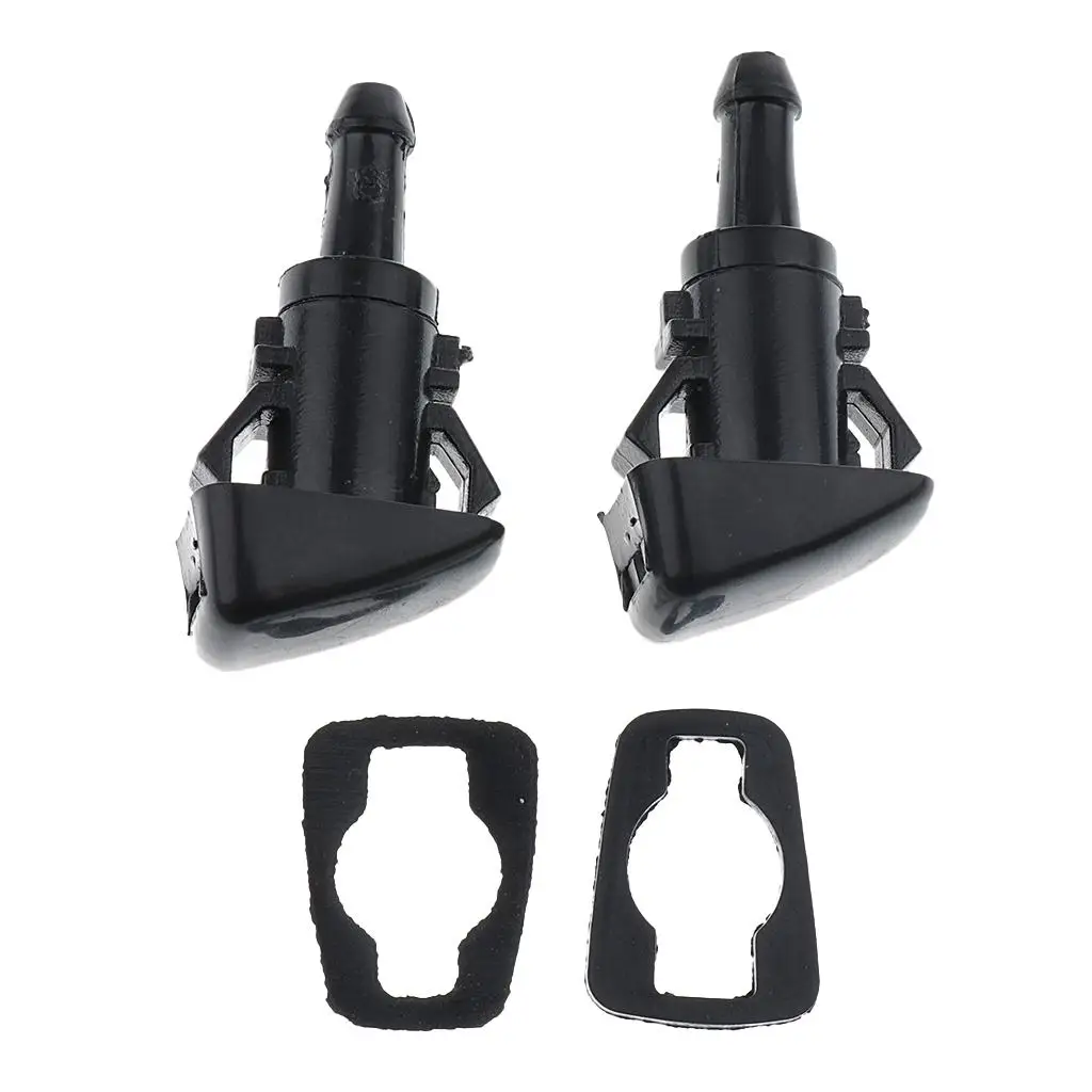 1 Pair Windshield Wiper Water Jet Spray Washer Nozzle for Chrysler 300C Sebring Jeep Compass