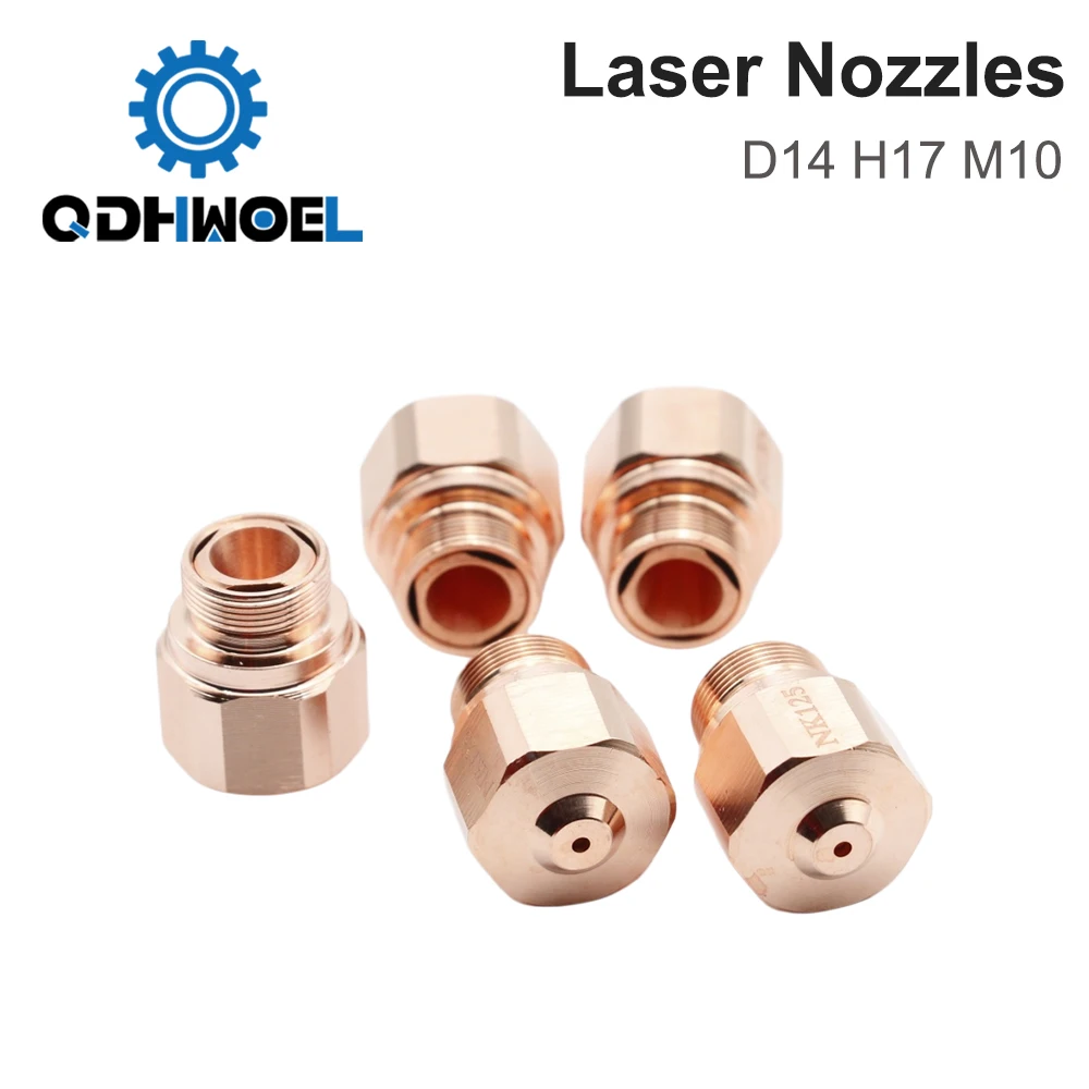 Laser Nozzle HK NK Caliber 1.0-4.0mm Thread M10 Single Double Layer Cutting Nozzles For BT Fiber Laser Head