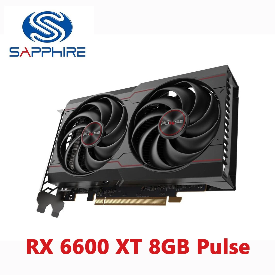 Видеокарта Sapphire Radeon RX 6600XT 8G D6 Pulse OC для AMD RX6600 X8GB RX 6600 xt