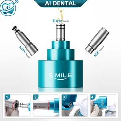 AI-SL Smile/Aiko Series Dental Handpiece Oil Spray Lubrication Tool Oiling Base or M4/E/K/N 4 types Nozzle Adapters Options