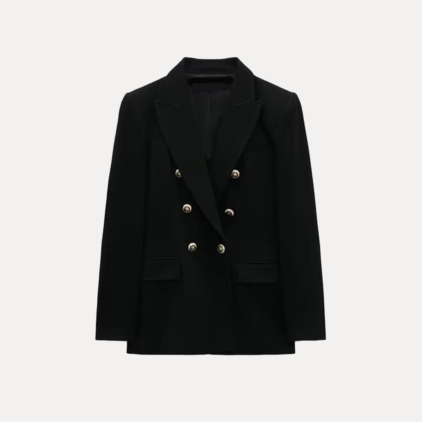 Z Damen Faion Slim Fit Casual Pendelanzug Jaet 2025 New Sle Long Sve Zweireihiger Anderer Sle Stoff