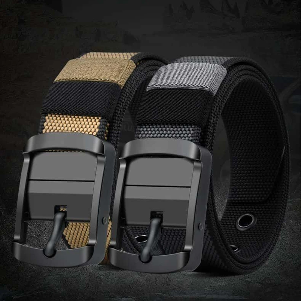 

Fashionable Retro Rotatable Pin Buckle Double-sided Belt Simple Matching Casual Pants Belt Trendy Men's Birthday Gifts