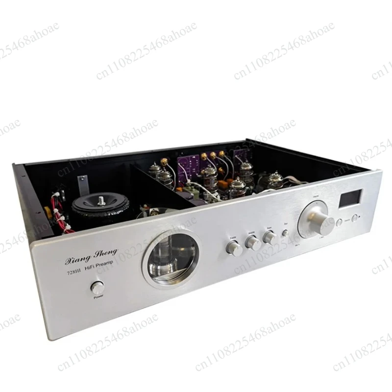 Hotan Shigehiro's remote control circuit preamplifier, Xiangsheng 728A balanced ECC82 ECC81 electronic tube preamplifier