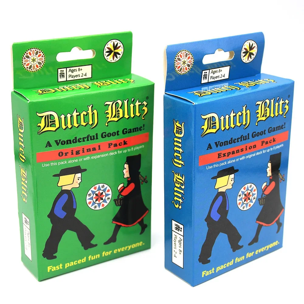 Dutch Blitz The Original Fast Paced Card Game Contains 160 Card Quick And Easy To Learn Great Family Game For Everyone For 2